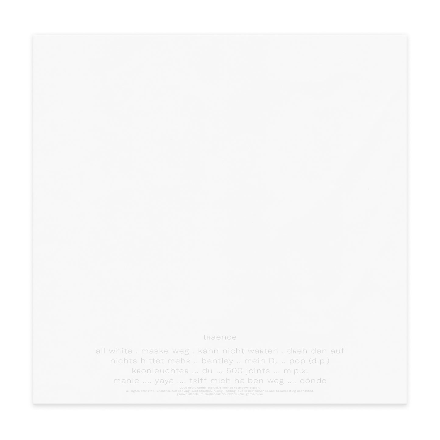traence Vinyl (2LP)